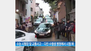 수험생 교통사고, 감독관 차량에 9명 치여...주차부주의 입건