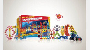 롯데홈쇼핑 독점 판매 3차원입체자석교구 ‘맥포머스 메가브레인’ 크리스마스 패키지