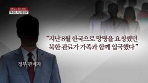 [단독]북한 관료, 지난 8월 거액 들고 한국 망명