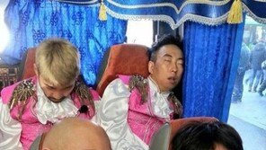 무한도전 버스 안, 곤히 잠들어… “얼마나 피곤했으면”