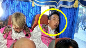 무한도전 버스 안, 자면서도 웃기네 ‘역시 뼈그맨들’