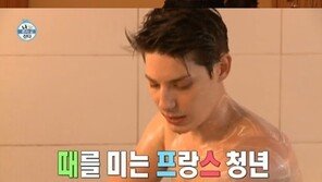 ‘나 혼자 산다’ 파비앙, 때 미는 프랑스 청년 ‘매력적’