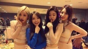 걸스데이 대기실 인증샷 공개, “또 1위 했어요”