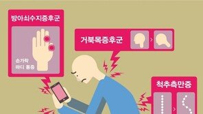 당신이 스마트폰에 중독된 사이, 당신의 척추와 관절은 비명을 지른다.
