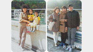 [같은 공간, 다른 시간]30년 전 수원지 추억… 키 순서가 거꾸로