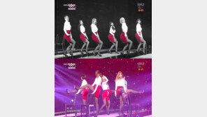 ‘뮤직뱅크’ AOA, ‘짧은 치마’로 야릇한 유혹…男心 ‘휘청’