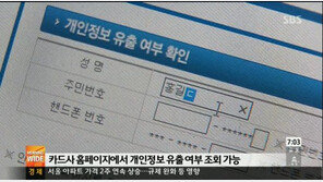 카드사 정보유출 확인, “농협카드·국민카드·롯데카드 어디서 확인하나?”