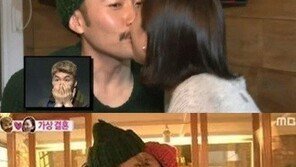 ‘무한도전’ 노홍철-장윤주, 게임 벌칙에 ‘화끈한 입맞춤’