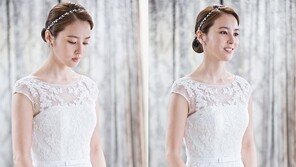 한혜진, 웨딩드레스 입고 물오른 미모 자랑