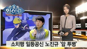 쇼트트랙 노진규, ‘뼈암’ 골육종으로 투병…22일 수술 받아