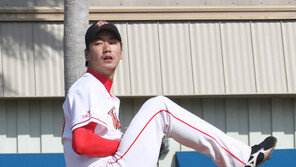 김광현 첫 불펜피칭 굿!
