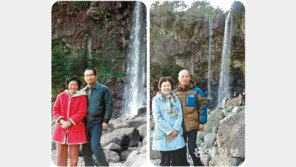 [같은 공간, 다른 시간]정방폭포 다시서니 32년 전 추억이 콸콸