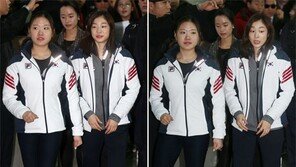 김연아 출국, 후배 김해진에 발 밟힌 뒤 표정보니…