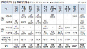 “공기업 부채 106조 중 46조는 부실경영 탓”