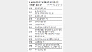 6·4 출마러시… 재보선 판 커진다