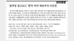 [알립니다]‘블루밍 실크로드’ 한국-터키 대표작가 사진전