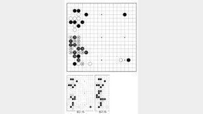 [바둑]제57기 국수전… 강수 23-25