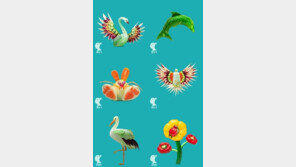 샐러드 재료 음식 아트, 믿을 수 없는 채소의 화려한 변신