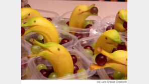 ‘바나나 돌고래 도시락’ 레시피는 바나나+포도…‘대박 아이디어’