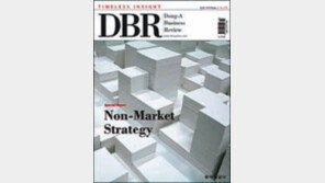 [DBR]네가지 범주의 ‘非시장 전략’