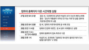 靑홈피 “대통령이 참사 책임” 공방… 접속 폭주로 수차례 다운