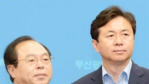 부산 서병수 vs 오거돈 양자대결로