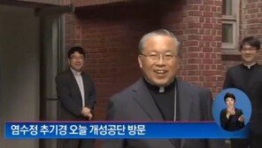 염수정 추기경 개성공단 역사적 방문…한국 추기경 최초