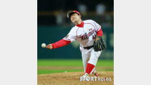 [포토] 김병현, 혼신의 투구… ‘으라차차!’