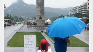 손수조, 광화문서 부산 지지 호소…“부산을 믿어요!”