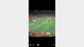 카카, 직접 촬영한 네이마르 페널티킥 골 영상 공개