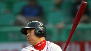 [포토] ‘4할타자’ 이재원, 1타점 적시타 ‘가뿐하게~’