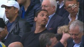 즐라탄, 월드컵 안 본다더니… 우루과이-잉글랜드전 관중석 포착