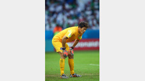 [한국-알제리]GK 정성룡 ‘가나 전으로 돌아갔다’