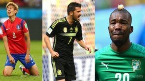 손흥민-다비드 비야-세레이 디에, ‘눈물의 월드컵’