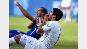 수아레스 핵이빨 만행 본 ‘원조 핵이빨’ 피해자 홀리필드는…