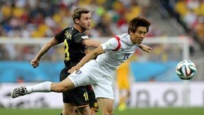 한국, 10명 뛴 벨기에 0-1 패…16년 만에 조별리그 무승 치욕