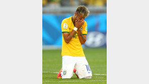 [브라질-칠레]‘마지막 키커’ 네이마르, 승부차기 우승 후 ‘엉엉’