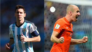 메시와 로번의 왼발…다비드 루이스와 뮐러의 오른발…‘진검 승부’
