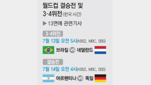 [World Cup Brasil 2014]월드컵 결승전 및 3·4위전