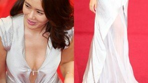손예진 아찔 드레스, ‘옷핀’과 ‘시스루’로 “레드카펫 올킬”