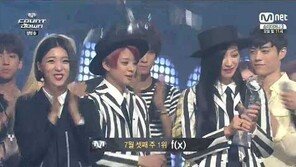 설리, 감기몸살로 ‘엠카’ 불참…에프엑스 1위 소감서 언급안해, 왜?