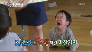 ‘슈퍼맨이 돌아왔다’ 최홍만 등장에 이휘재 쌍둥이 ‘울음 바다’
