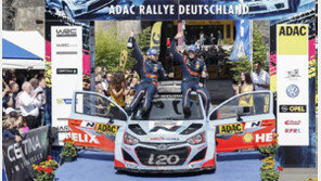 현대車, 브랜드 고급화 전략 결실… WRC 독일 랠리서 첫 우승 쾌거