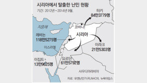 IS공격에 난민 20만명 국경 넘어오자… 터키, 쿠르드 분리독립 촉발될까 긴장