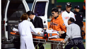 [포토] 장운호, 헤드샷 맞고 그라운드에 쓰러져… ‘위급 상황’