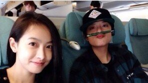 에프엑스 송치엔, 엠버와 다정한 인증샷 “빛나는 미모”