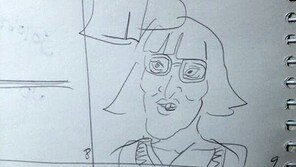 김진, 이윤창과 열애? 과거 SNS에 “이윤창 작가님이 그려준 나” 그림 공개 