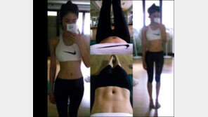 배우 황승언, 바디라인 과시… 완벽한 11자 복근