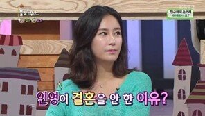 ‘풀하우스’ 황인영, “결혼 안 한 이유는…” 화들짝