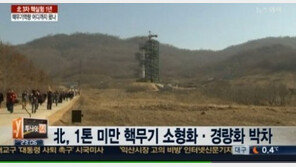 주한미군 사령부 “북한 핵탄두 소형화 능력 갖춰”